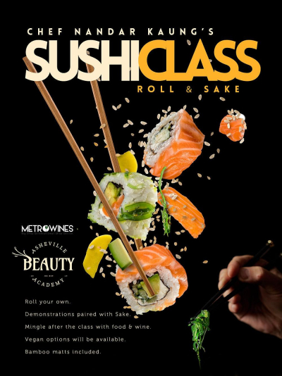 Dec 17th Sushi Rolling Class with Sake